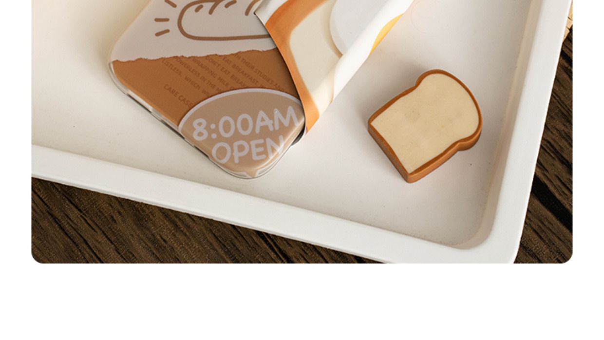 パン可愛い手帳型食品プリント手帳クロワッサンiPhone 14 Pro Max/14ケース スタンド機能アイフォンケース