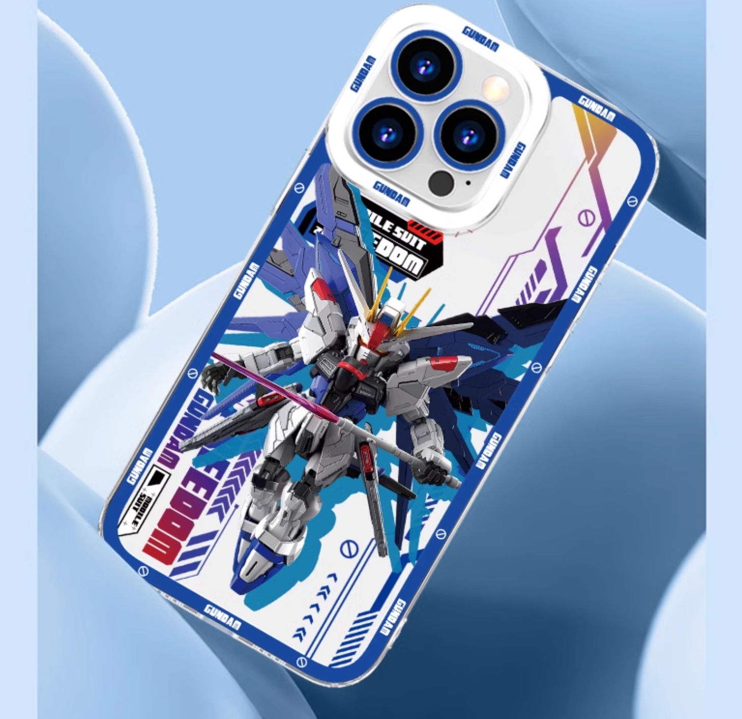 ガンダムseed freedom 機体アイフォンスマホケースiphone13/15pro/12おしゃれ11アニメ