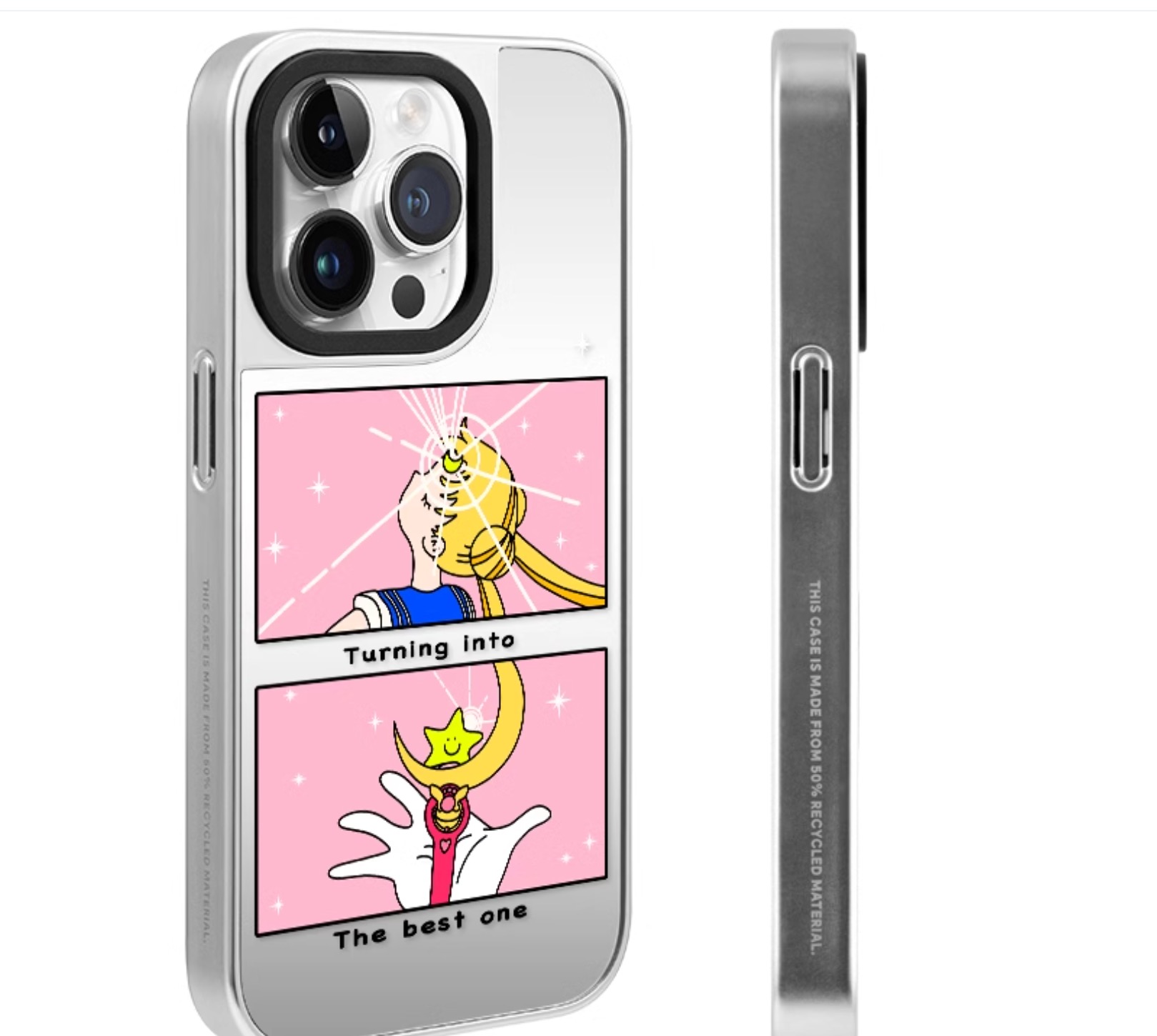 15promax耐衝撃スマホケース美少女戦士セーラームーン 変身ロッドスティック つえアイフォン13pro/12ソフトカバー