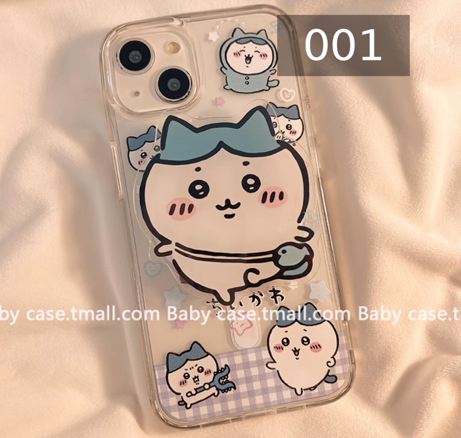 面白い可愛いキャラクターchiikawaスタンド付きアイフォン16/15promaxケース スマホスタンドちいかわ