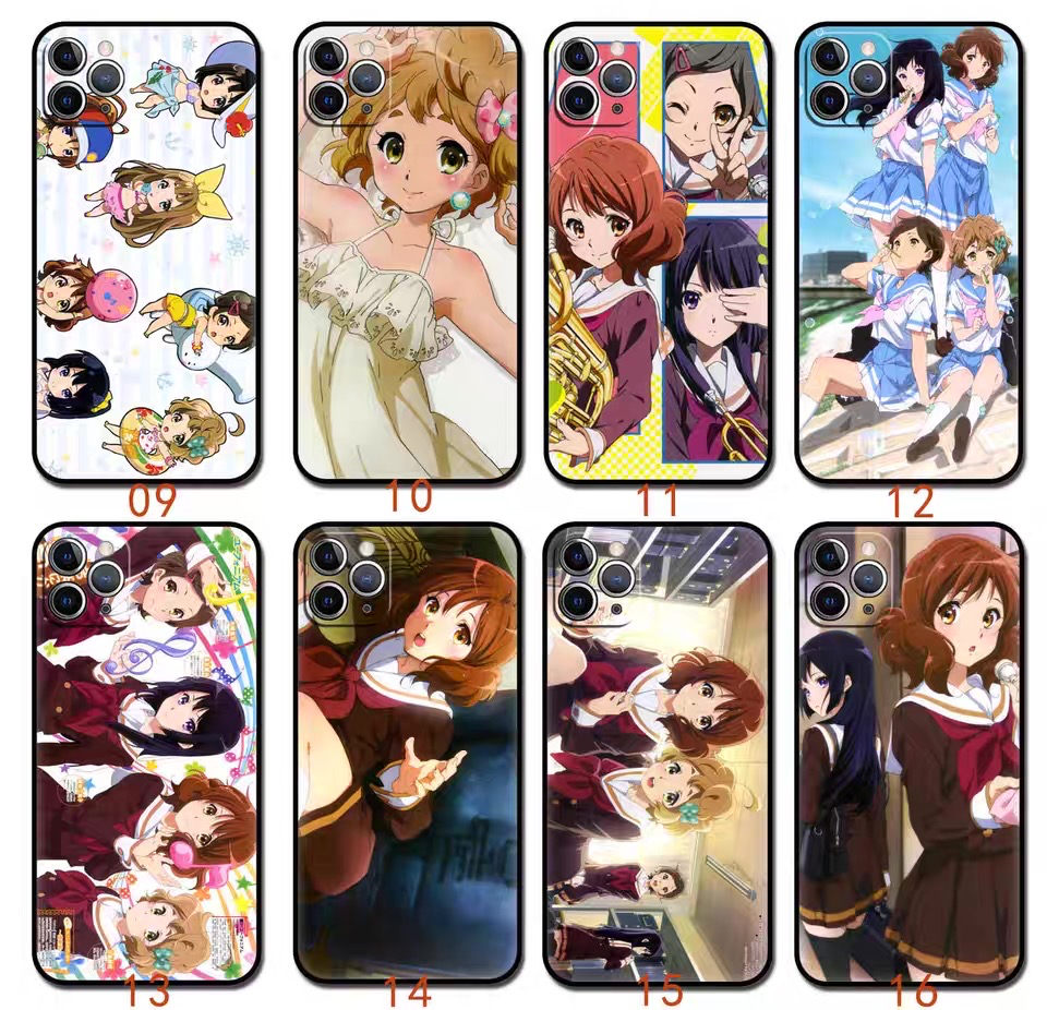 可愛いキャラクターiPhone 16 Pro/14Proスマホケース黄前久美子 加藤葉月
