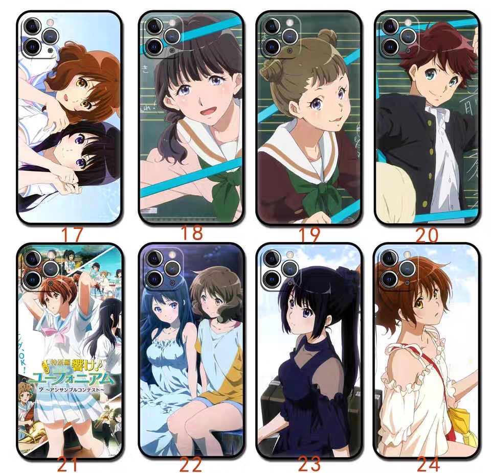 可愛いキャラクターiPhone 16 Pro/14Proスマホケース黄前久美子 加藤葉月iPhone 16/15pro/XRケース