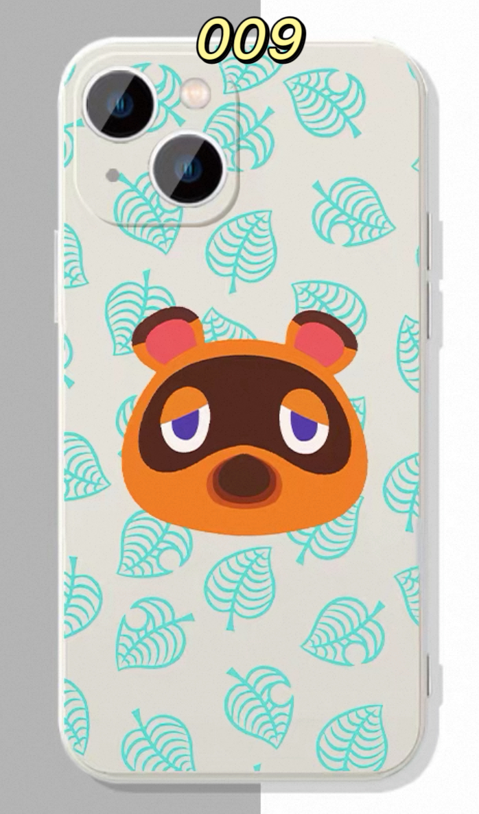 可愛いあつ森iPhone15Promax/16plus/17ケース薄型iPhone13/14カバー イヌ ネコ ネズミ