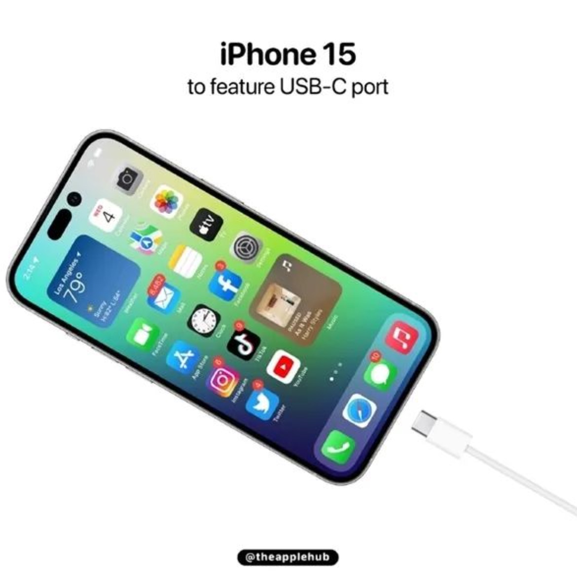 iPhone 15シリーズにUSB-Cに変更：Lightning端子が廃棄か？